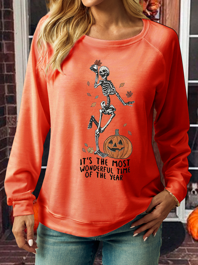 Women's It's the Most Wonderful Time of the Year Casual Regular Fit Sweatshirt