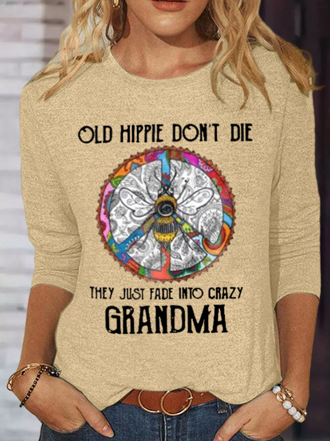 Women's Old Hippie Casual Regular Fit Shirt
