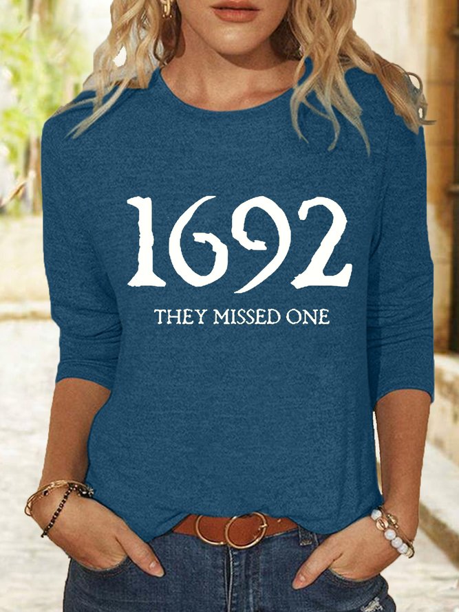 Women's 1692 They Missed One Casual Regular Fit Shirt