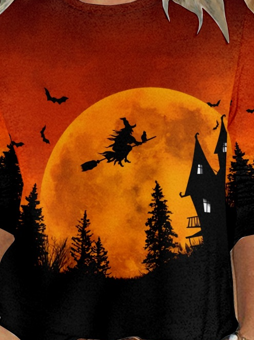 Women’s Halloween Witch Casual Shirt