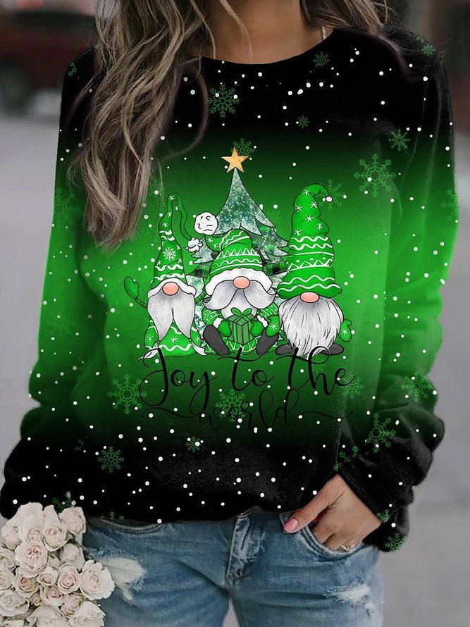 Christmas Casual Loose Sweatshirt