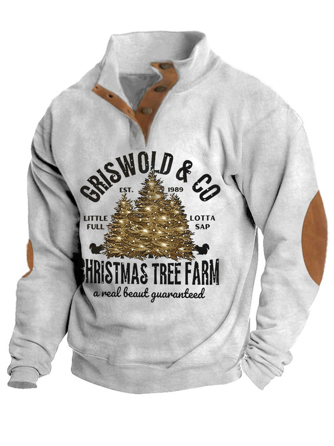 Christmas Film And Television Alphabet Pullover Sweatshirt
