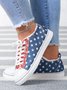 American Independence Day Flag Commemorative Canvas Shoes