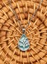 Women Casual All Season Plants Embossed Holiday Metal Best Sell Pendant Necklaces Necklace