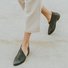 Women PU Sandals Simple Comfort Pointed Toe Shoes