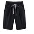 Lace Up Elastic Waistband Loose Summer Short Pant for Women