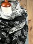 Casual Cotton Floral Scarf