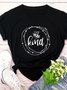 Bee Kind Printed Short Sleeve Casual T-Shirt Top