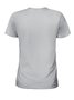 Gray Short Sleeve Printed Crew Neck T-shirt