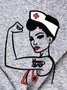 Epidemic Nurse Print T-shirt