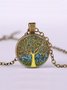 Women's Fashion Tree Graphic Jewelry Necklace