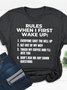 RULES WHEN I FIRST WAKE UP.....Women's T-shirt