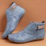 Women Casual Comfy Daily Adjustable Soft Leather Booties