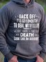 Back Off I've Got Enough To Deal With Today Men's Hoodie