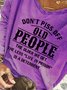 Don't Piss Off Old People Women Top