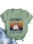 Siamese Cat Graphic Cotton T-Shirt