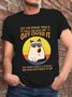 Funny Cat Graphic Fashion Print Tee