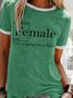 Science Female Classic Graphic Classic Short Sleeve Tee