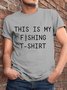 Love fishing Print Men's Short Sleeve Tee