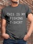 Love fishing Print Men's Short Sleeve Tee