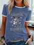 Black Cat And Letters Women's T-Shirt