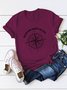 Not All Who Wander Are Lost Compass Graphic Tee