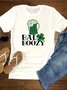 Bad And Boozy St Patrick’s Day Beer  Graphic Tee