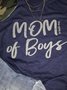 MOM OF BOYS Tri Blend Tee