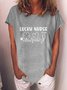 St Patrick's Day Lucky Nurse Graphic Tee