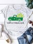 St Patrick's Truck Happy St Patrick's Day Graphic Tee