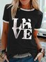LOVE Shift Short Sleeve Woman's T-Shirts & Tops