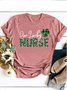 One Lucky Nurse St Patrick's Day graphic T-shirt