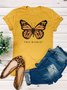 Free in Christ Butterfly Graphics Tee