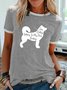 I'm Only Talking To My Dog Today Graphic Tee
