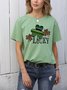 Green Lucky Women's T-Shirt