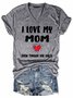 I Love My Mom Even Though She Farts T-shirt
