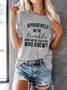 Apparently we’re trouble when we’re together Tee