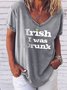 Irish I Was Drunk Women's T-Shirt