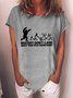Bigfoot Doesn't Care Your Stick Family Figure Family Tee