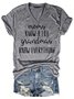 Moms Know A Lot Grandmas Know Everything V Neck Women's T-Shirt