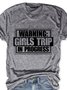 Warning Girls Trip In Progress Shirt