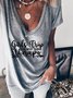 Girls Trip Cheaper Than Therapy V-neck graphic Tee