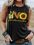 Peace Love Sunshine Women's Sleeveless Shirt