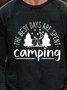Camping Graphic Men's Sweatshirt