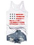 American Flag Graphic Tank Top