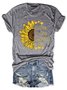 Its Fine Im Fine Everythings Fine For Women Sunflower T-Shirt