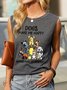 Dogs Make Me Happy Humans Make My Head Hurt Graphic Vest Top