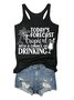 Today's Forecast Tropical With A Chance Of Drinking Women's Sleeveless Shirt