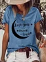 Love You To The Moon And Back Women Tee