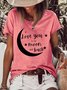 Love You To The Moon And Back Women Tee